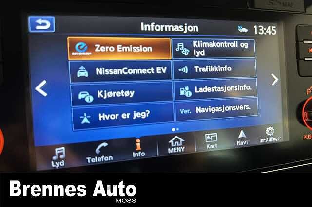 Nissan LEAF DAB/Navi/Ryggekamera