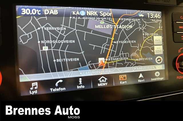 Nissan LEAF DAB/Navi/Ryggekamera